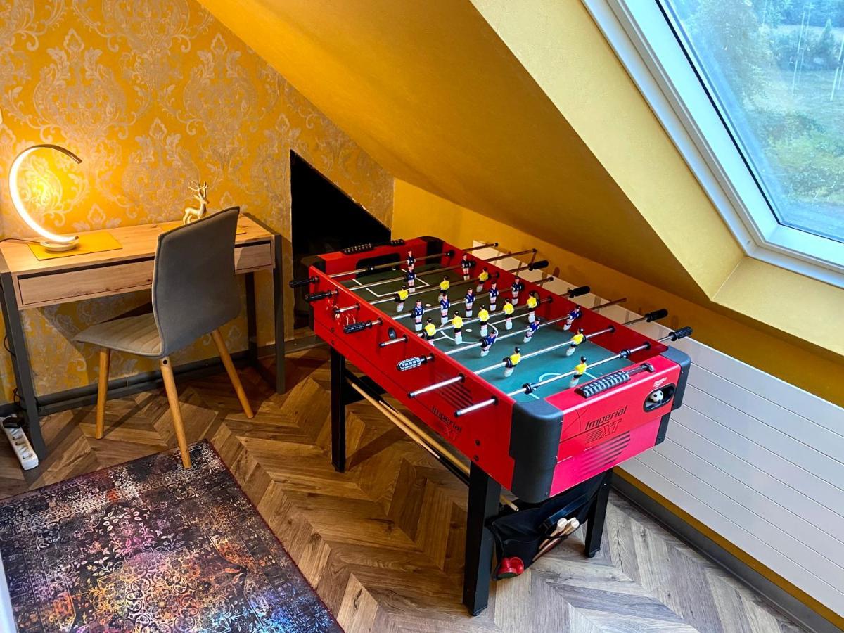 Hof Vierzehnender Im Hohen Venn - 70Qm Maisonette - 2 Schlafzimmer - Wohnkueche - Balkon Mit Grill - Monschau - Eifel - Hunde Willkommen - Islandpferde Bagian luar foto