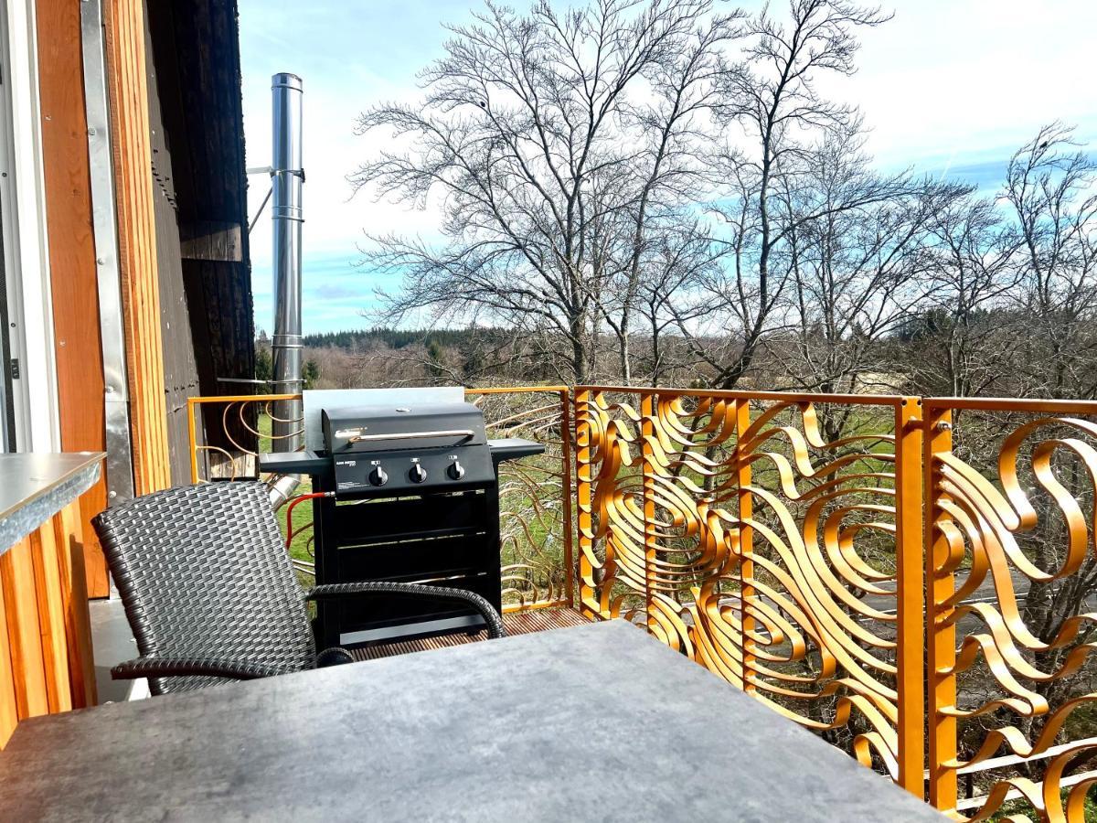 Hof Vierzehnender Im Hohen Venn - 70Qm Maisonette - 2 Schlafzimmer - Wohnkueche - Balkon Mit Grill - Monschau - Eifel - Hunde Willkommen - Islandpferde Bagian luar foto