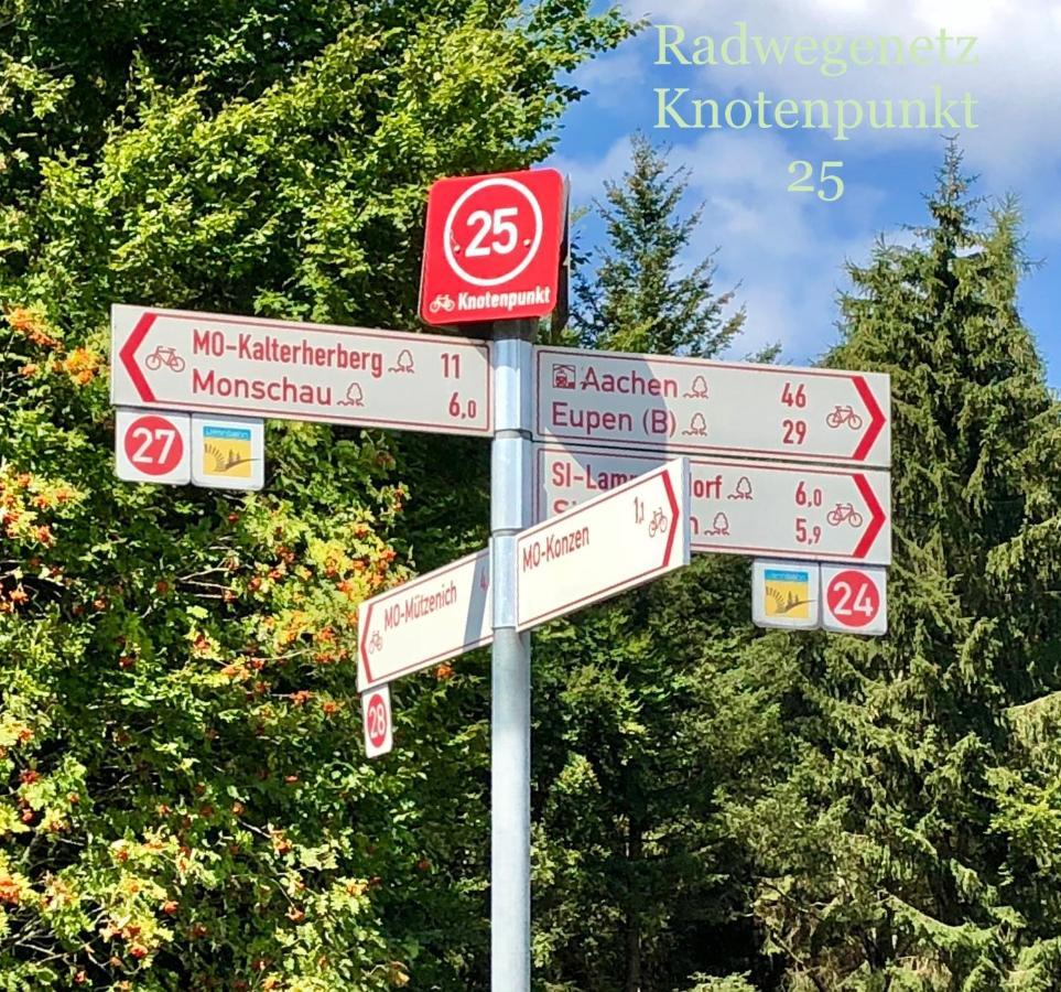 Hof Vierzehnender Im Hohen Venn - 70Qm Maisonette - 2 Schlafzimmer - Wohnkueche - Balkon Mit Grill - Monschau - Eifel - Hunde Willkommen - Islandpferde Bagian luar foto