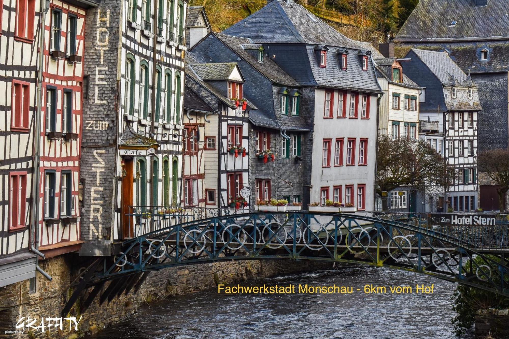 Hof Vierzehnender Im Hohen Venn - 70Qm Maisonette - 2 Schlafzimmer - Wohnkueche - Balkon Mit Grill - Monschau - Eifel - Hunde Willkommen - Islandpferde Bagian luar foto